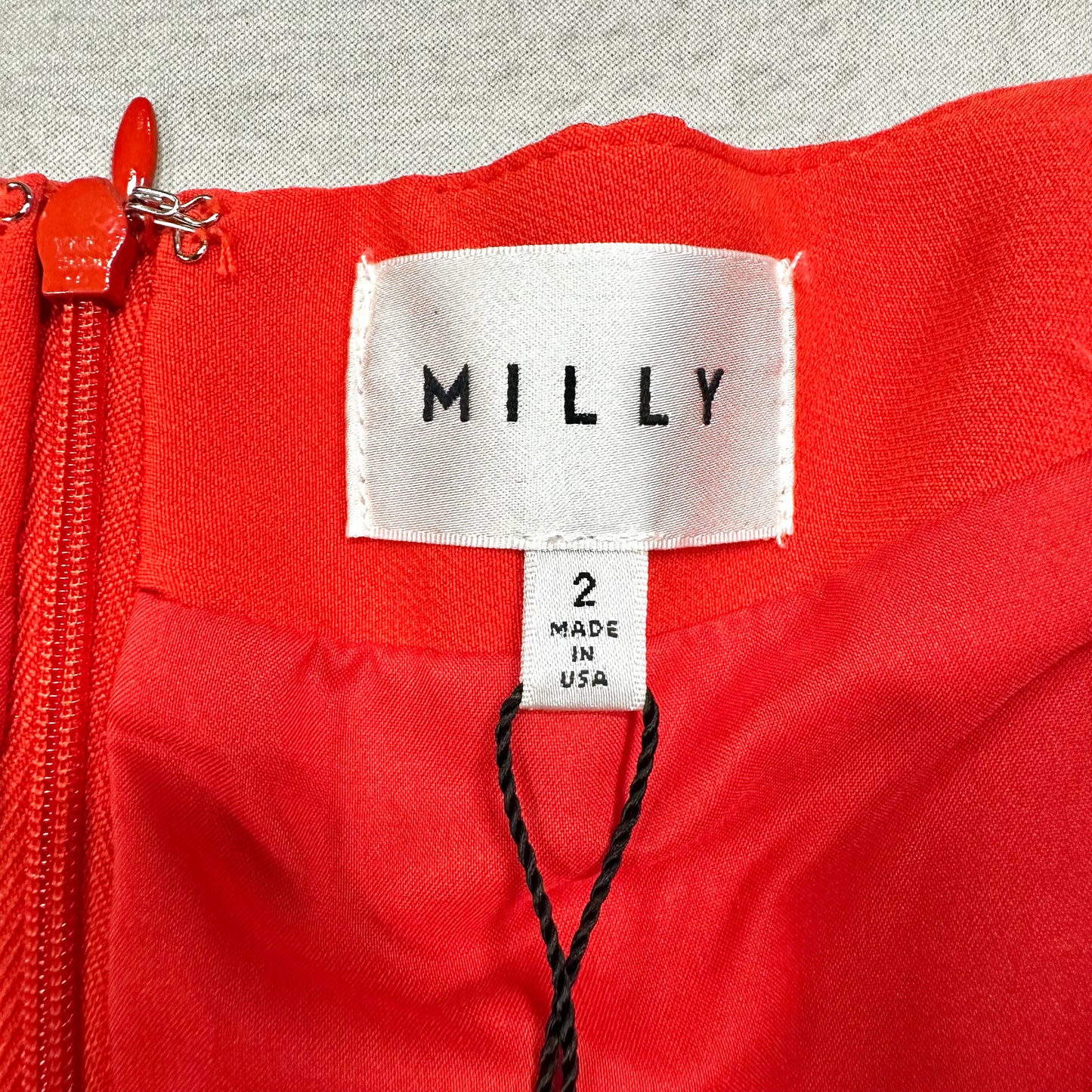 Red Dress Designer By Milly, Size: Xs