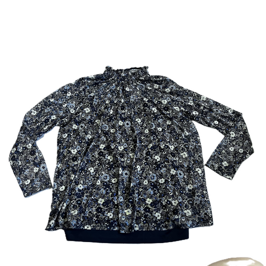 Floral Print Top Long Sleeve By Lane Bryant, Size: 1x