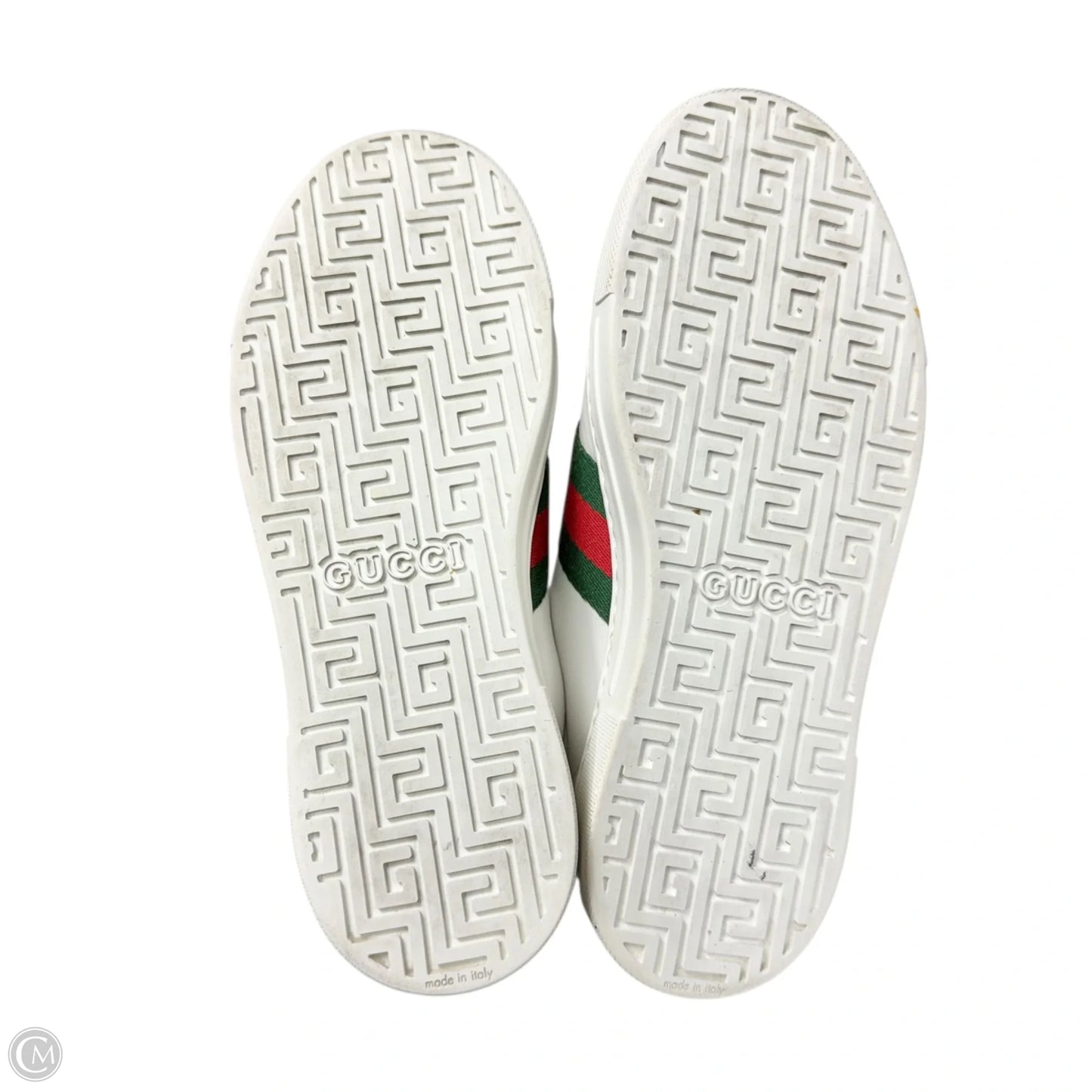Shoes Luxury Designer By Gucci In White, Size: 6