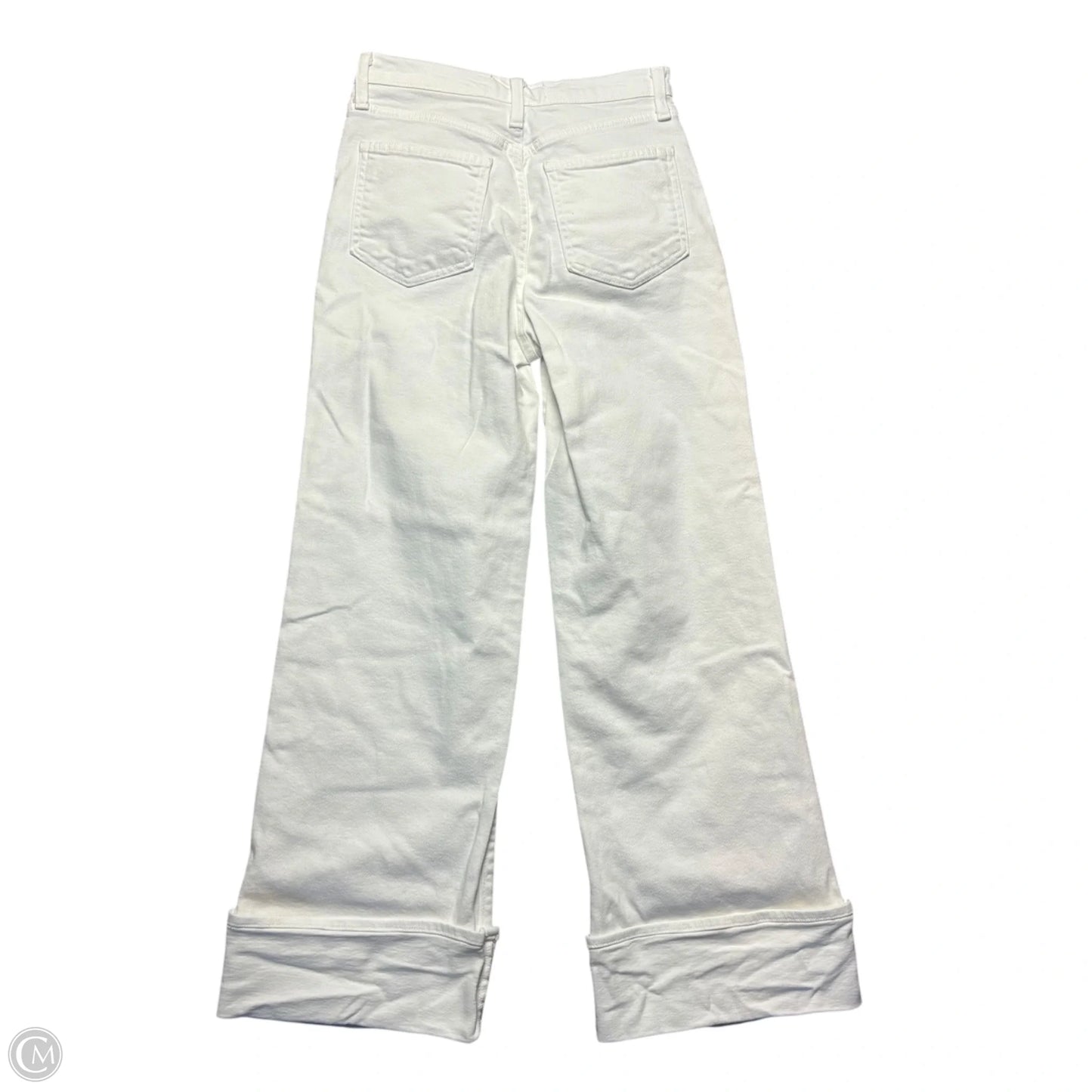 Jeans Straight By Just Black In White, Size: 2