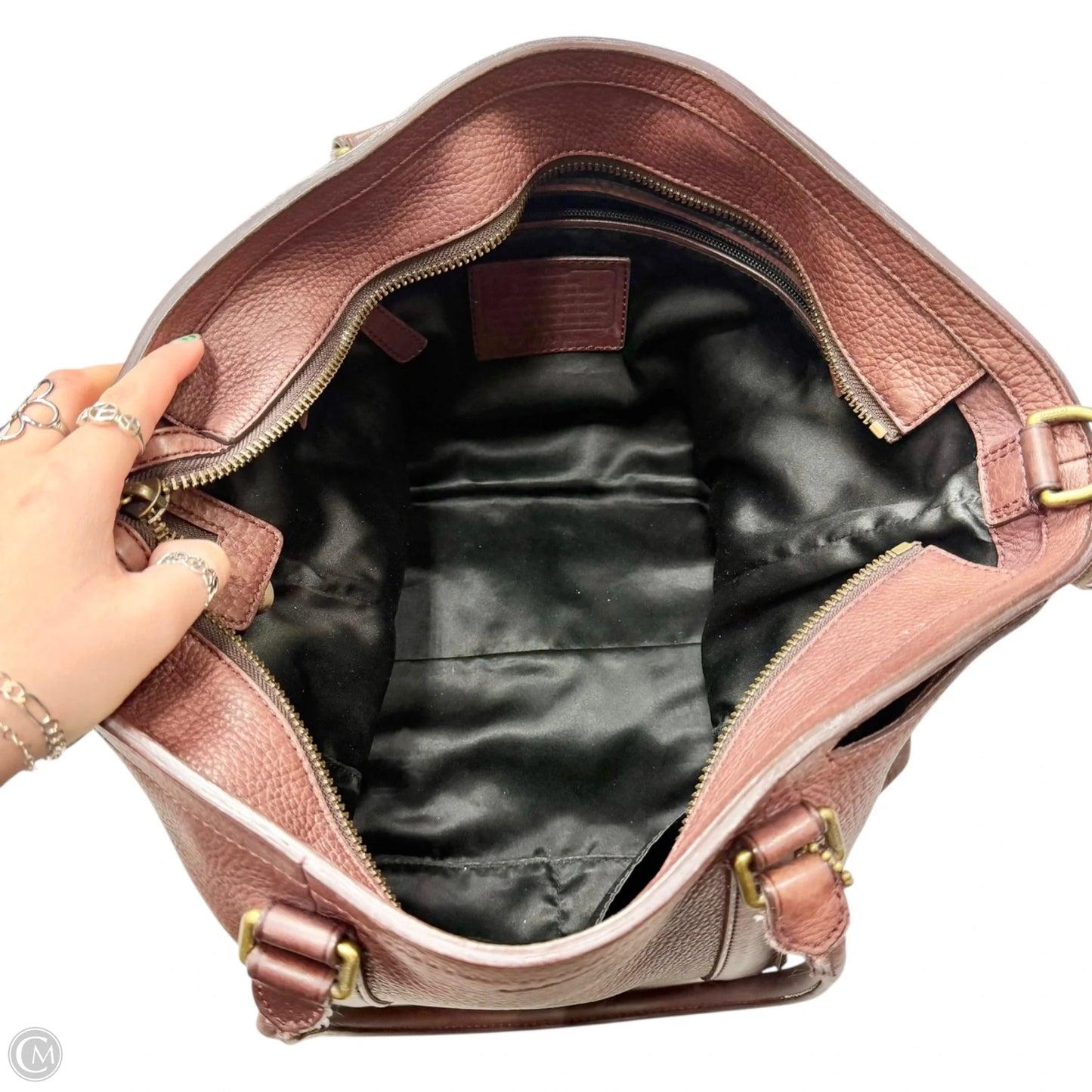 Tote Designer By Coach, Size: Large