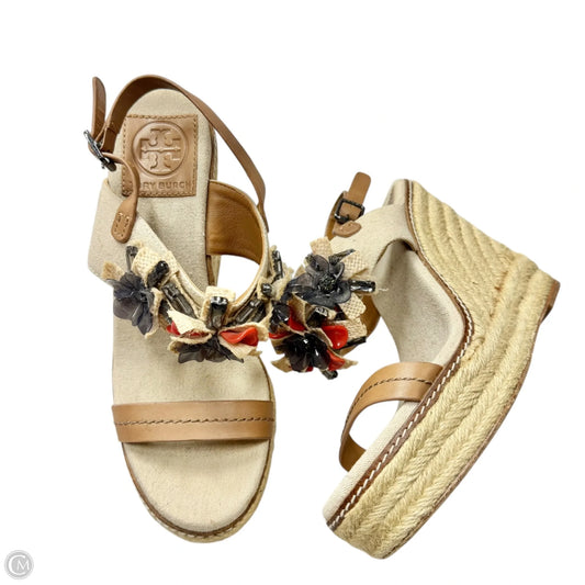 Sandals Designer By Tory Burch In Brown, Size: 7.5