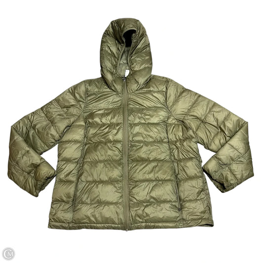 Coat Puffer & Quilted By Athleta In Green, Size: Xl