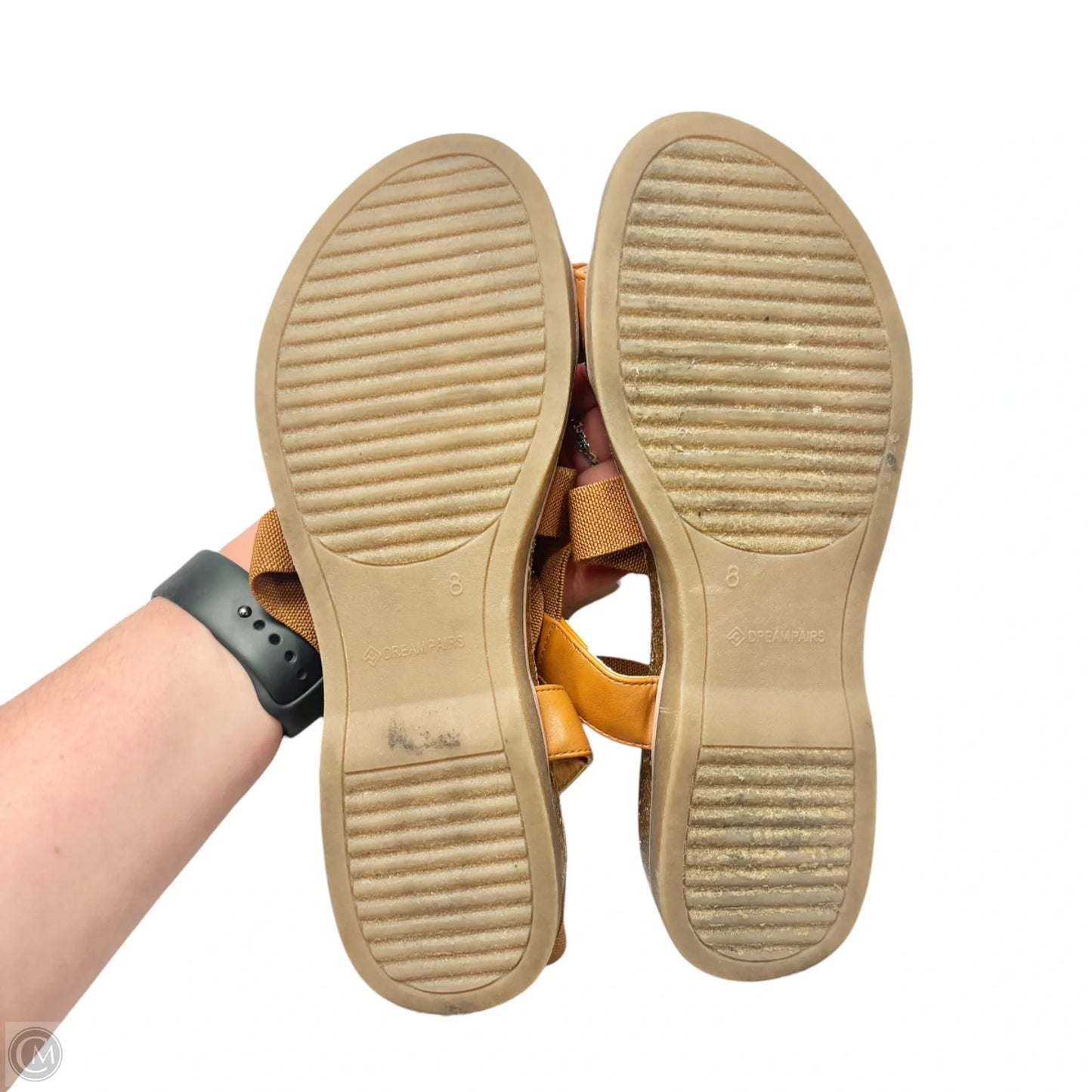 Sandals Flats By Dream Pairs In Brown, Size: 8