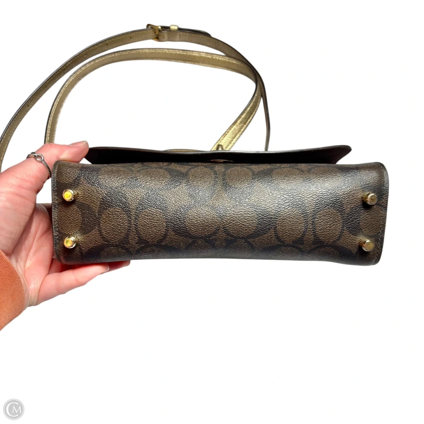 Crossbody Designer By Coach, Size: Small