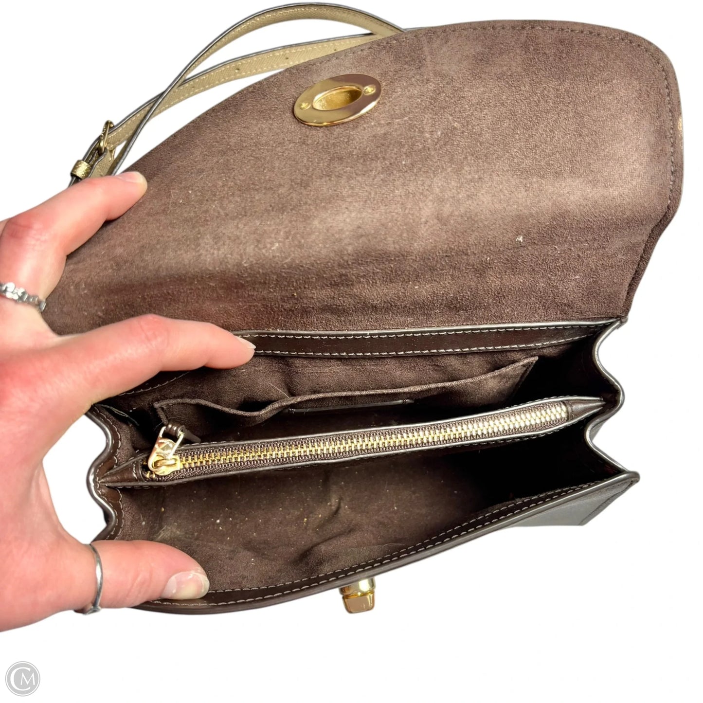 Crossbody Designer By Coach, Size: Small