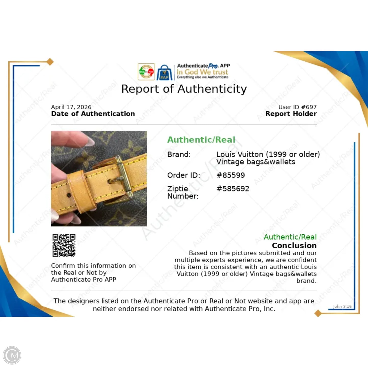 Handbag Luxury Designer By Louis Vuitton, Size: Large