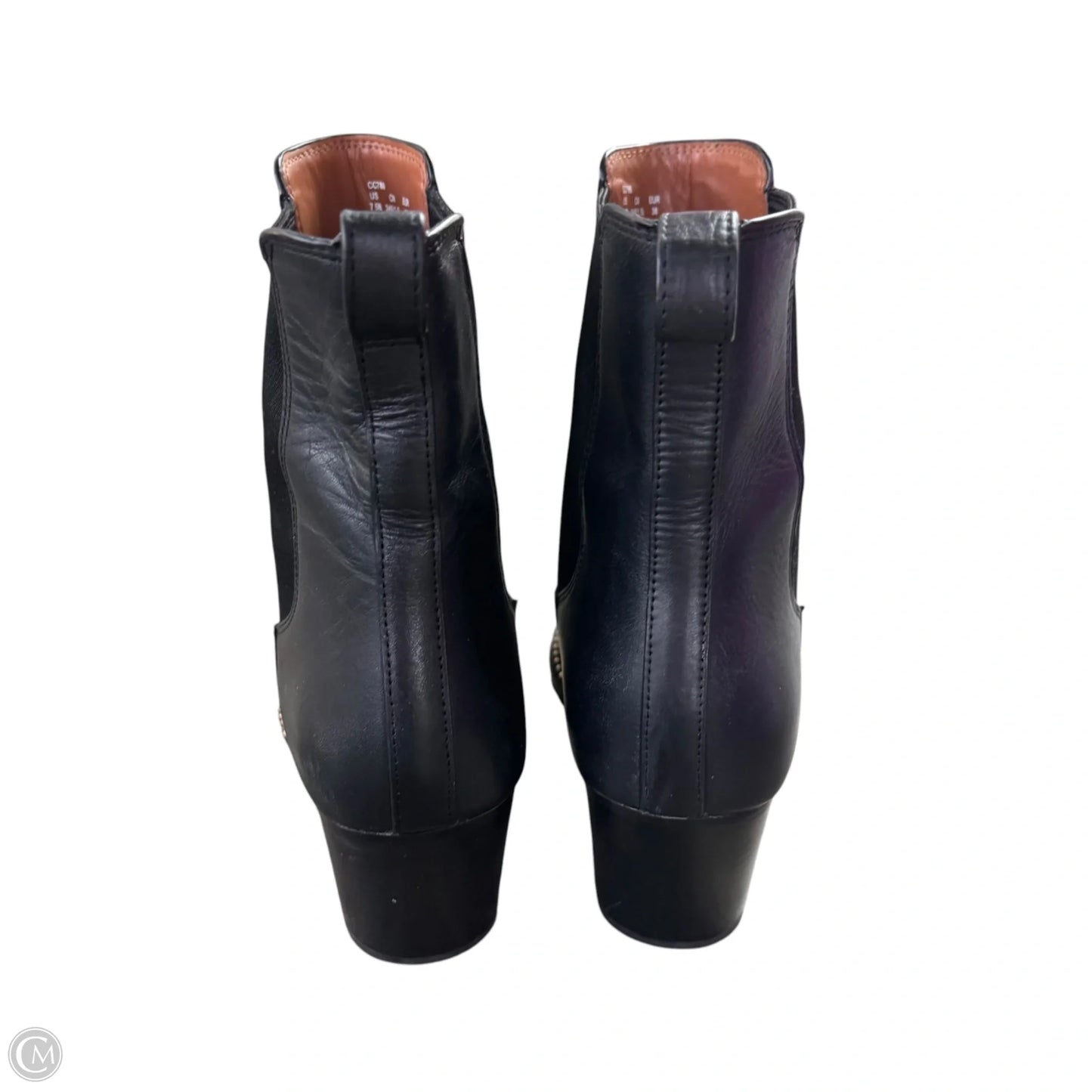 Boots Designer By Coach In Black, Size: 7.5