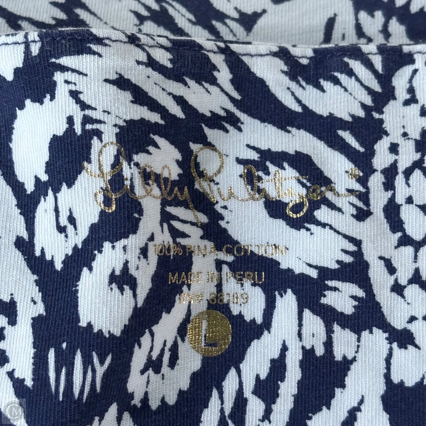 Dress Designer By Lilly Pulitzer In Blue, Size: L