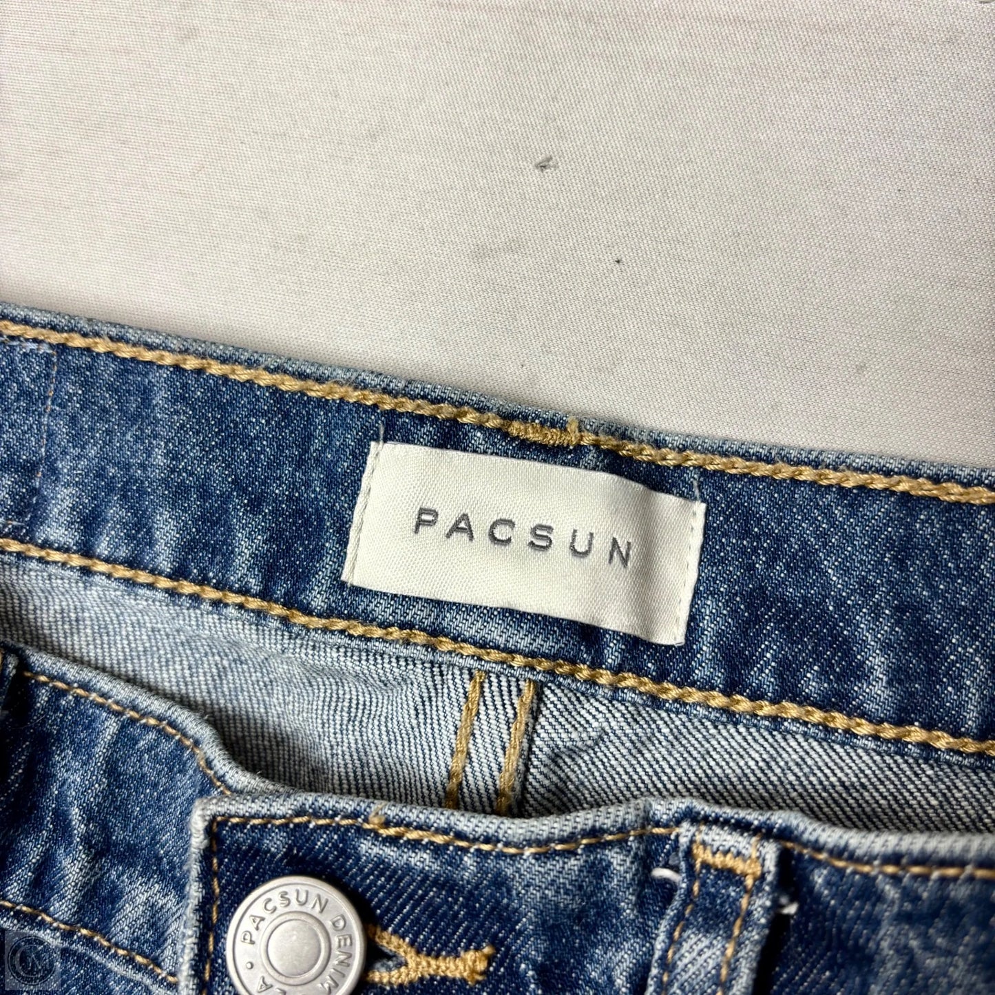 Jeans Boot Cut By Pacsun In Blue Denim, Size: 4