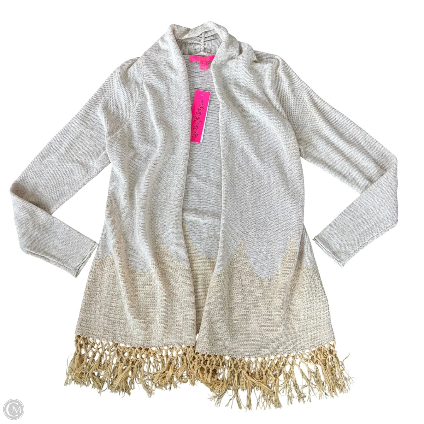 Sweater Designer By Lilly Pulitzer In Tan, Size: M