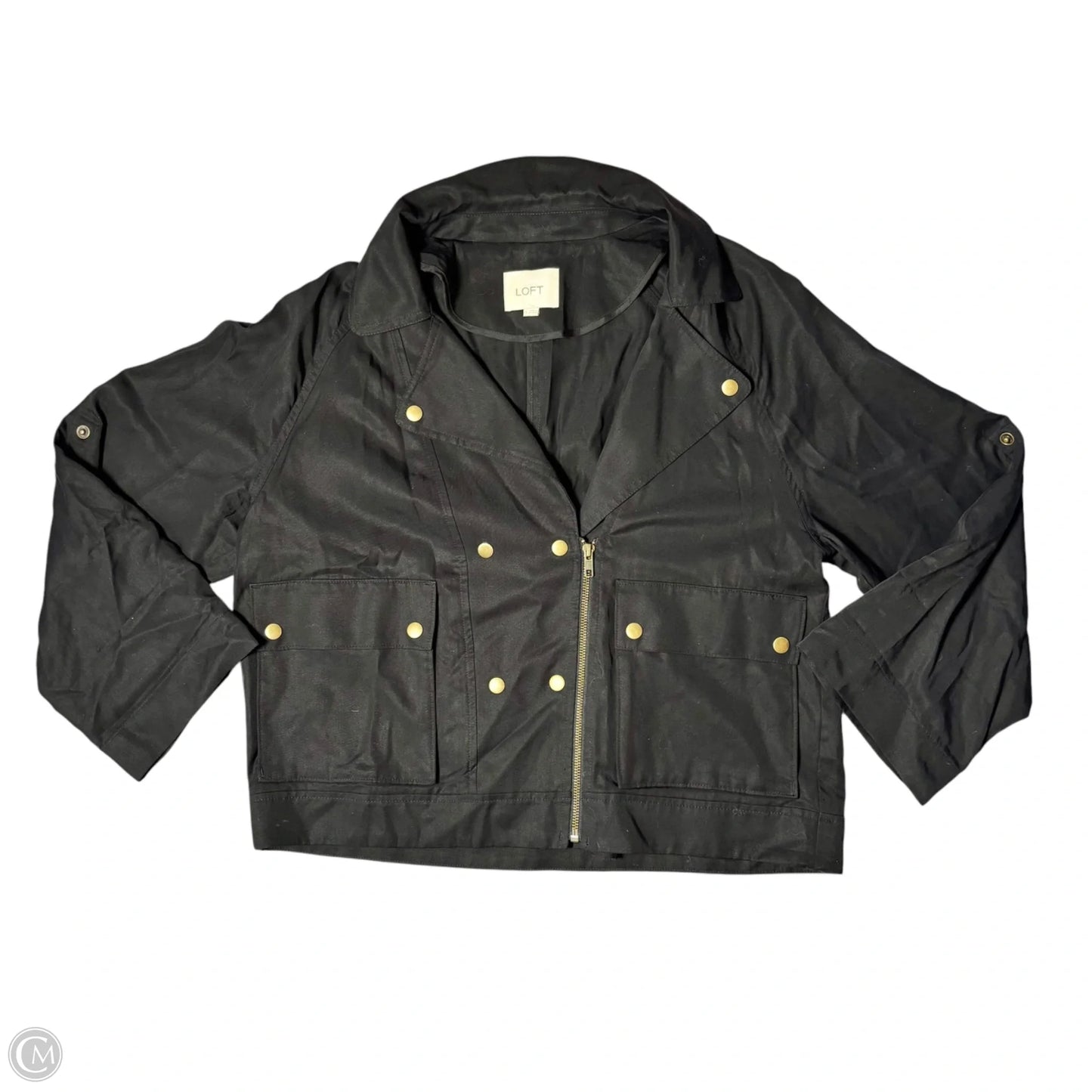 Jacket Other By Loft In Black, Size: L