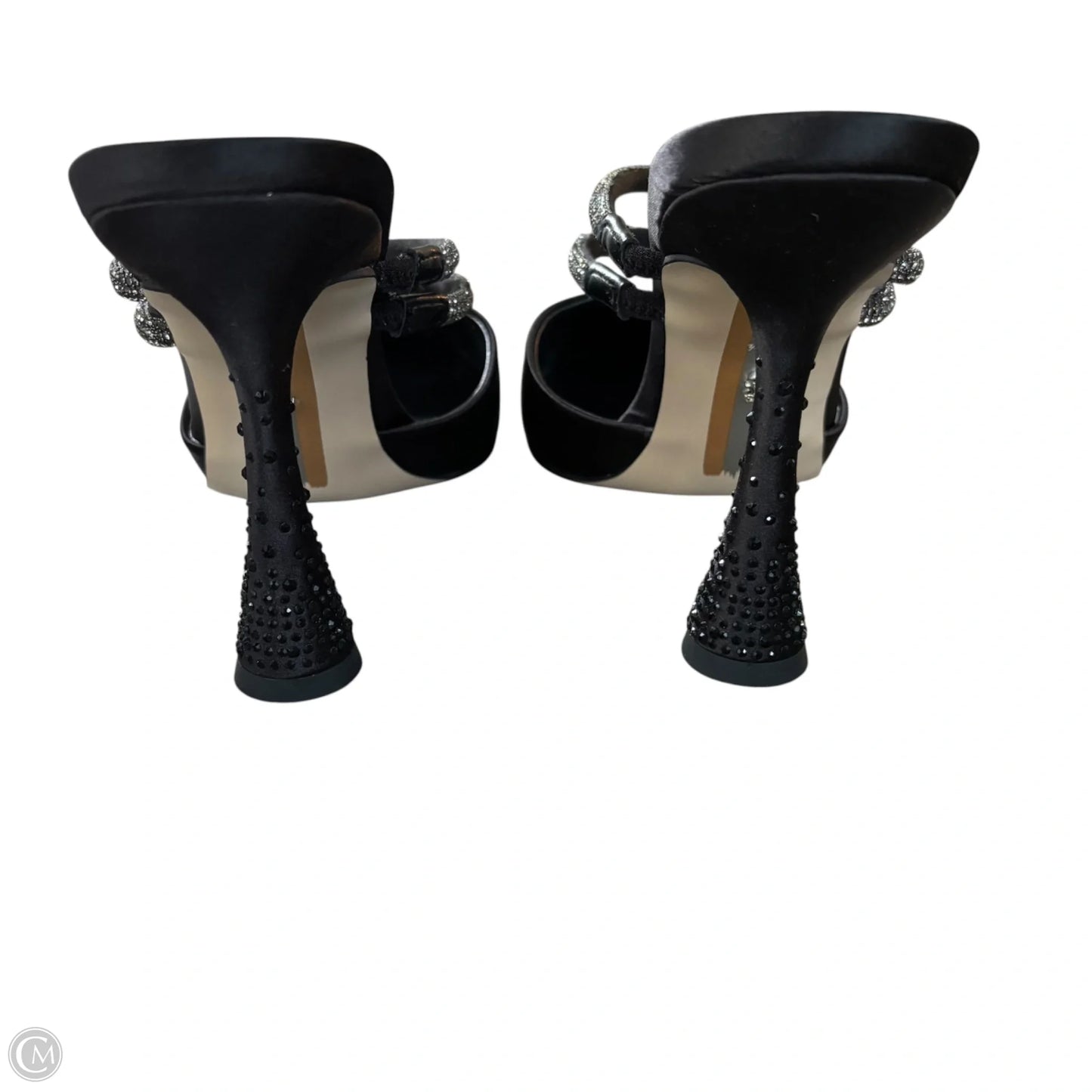 Shoes Heels Wedge By Sam Edelman In Black & Silver, Size: 9.5