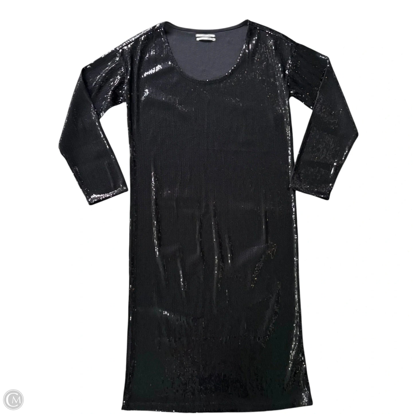 Dress Party Midi By Anthropologie In Black, Size: M