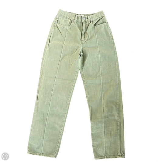 Jeans Wide Leg By Madewell In Green, Size: 4