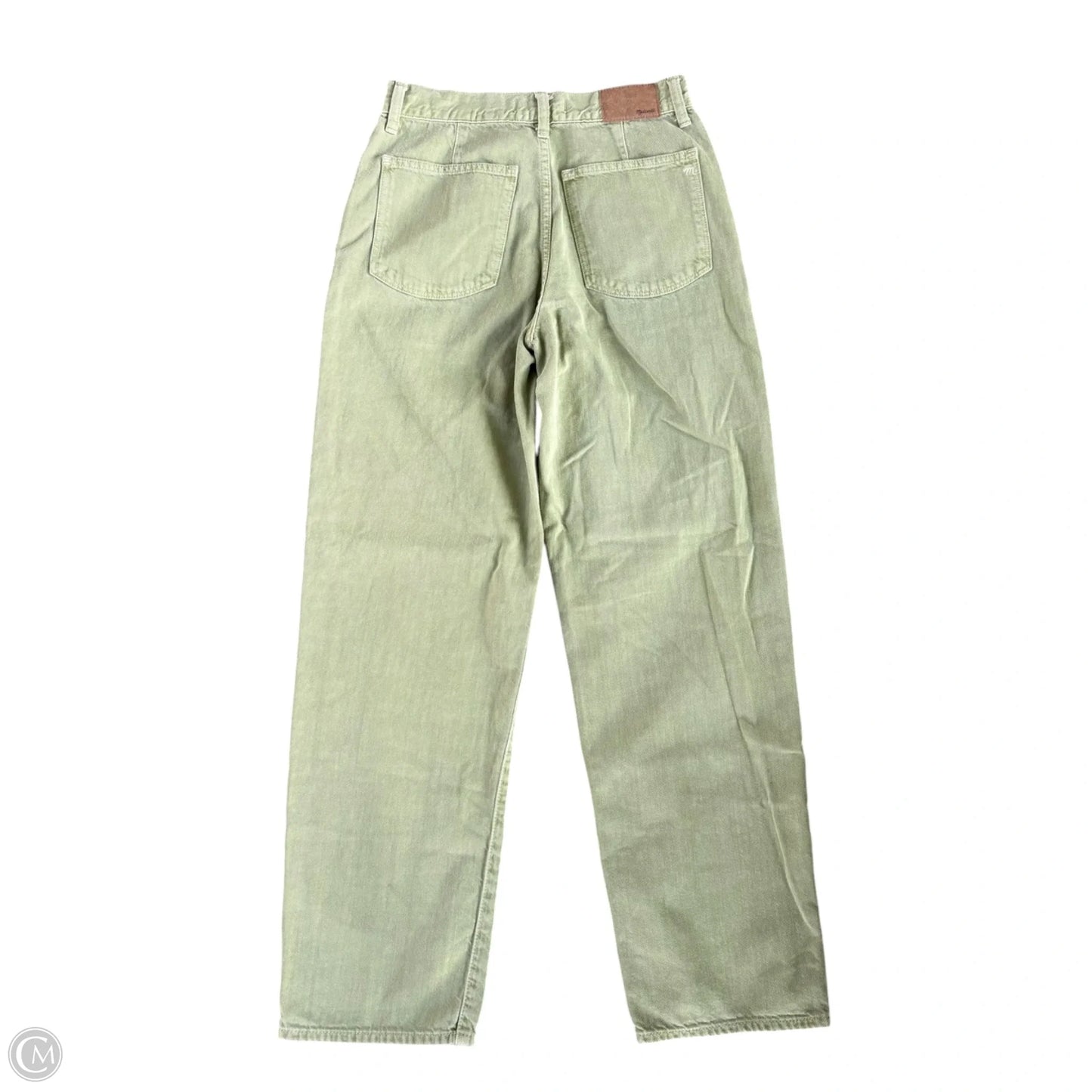 Jeans Wide Leg By Madewell In Green, Size: 4