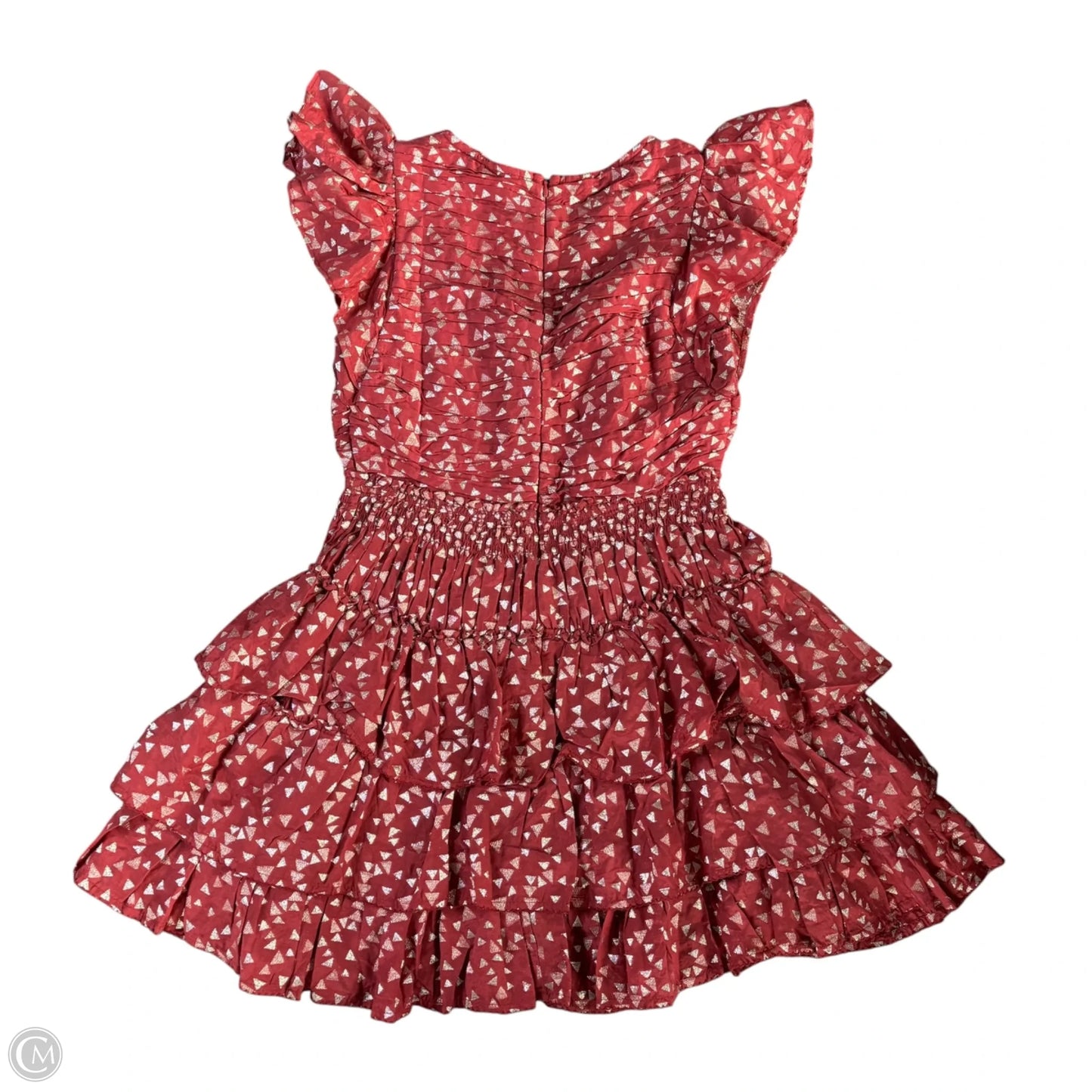 Dress Party Short By Anthropologie In Red, Size: S