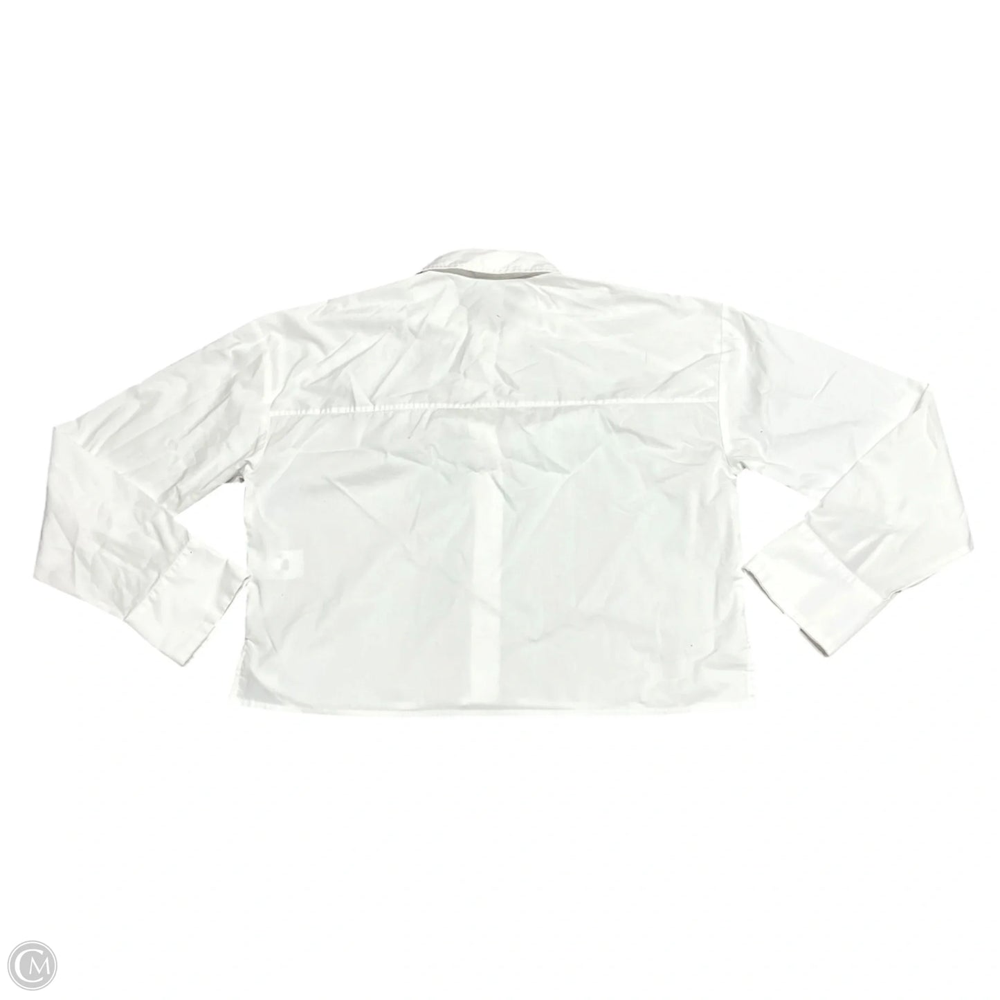 Top Long Sleeve By Express In White, Size: S