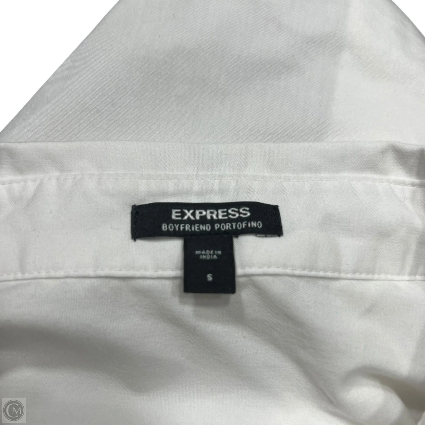 Top Long Sleeve By Express In White, Size: S