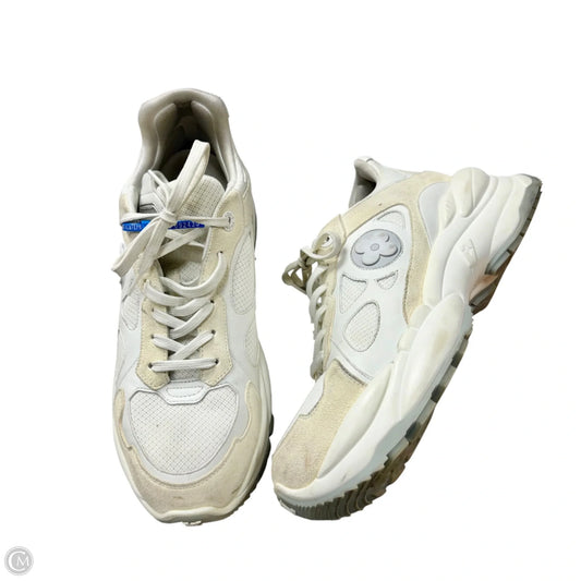 Shoes Luxury Designer By Louis Vuitton In White, Size: 10.5