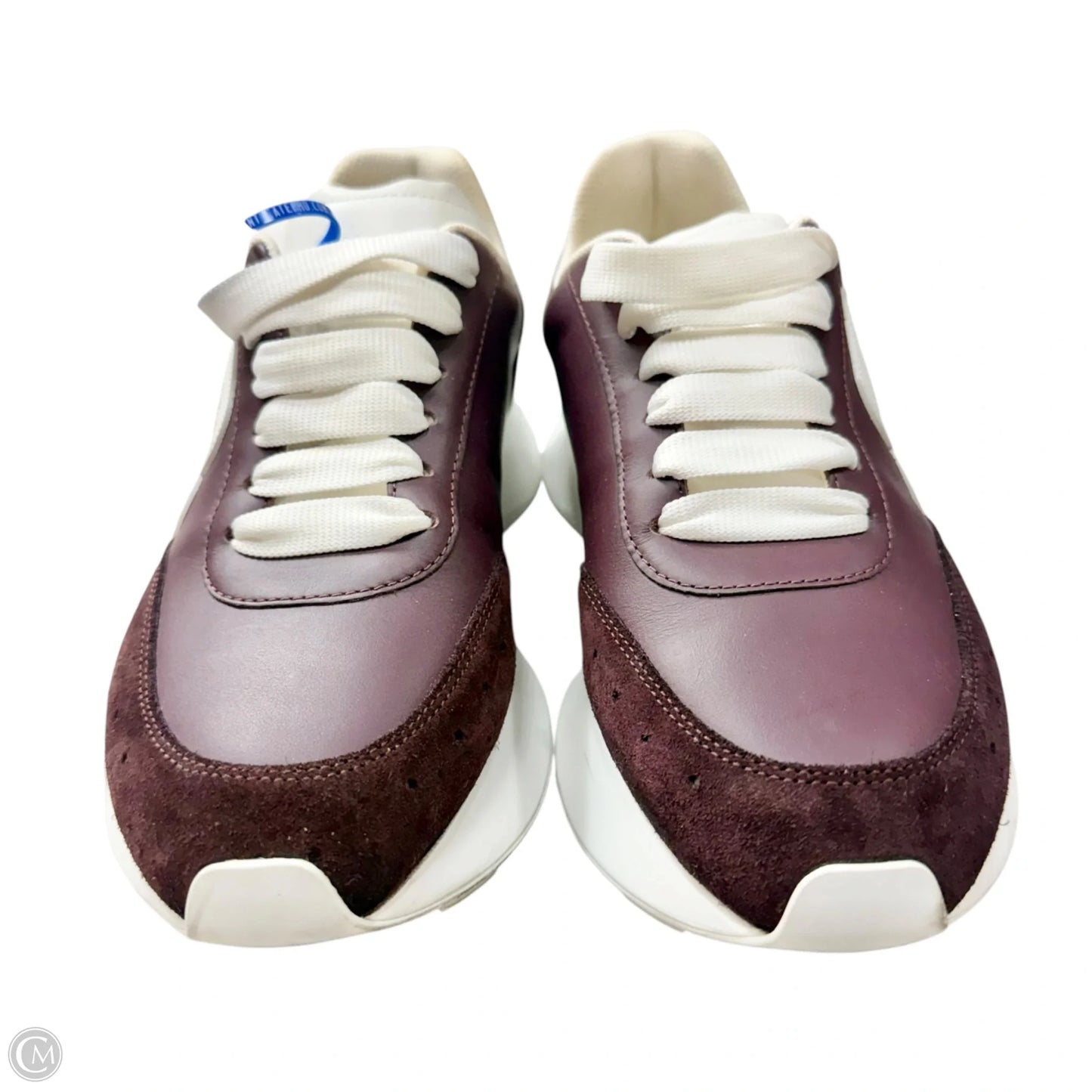 Shoes Luxury Designer By Alexander Mcqueen In Maroon, Size: 6.5