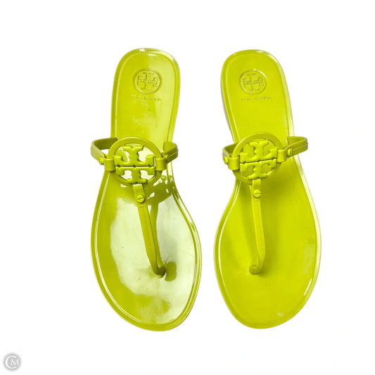 Sandals Designer By Tory Burch In Green, Size: 8