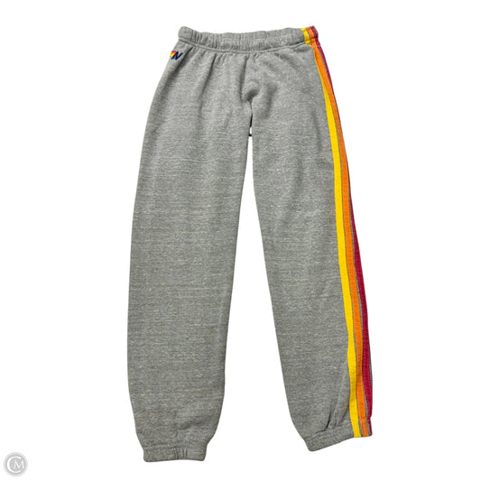 Athletic Pants By Aviator Nation In Grey, Size: M