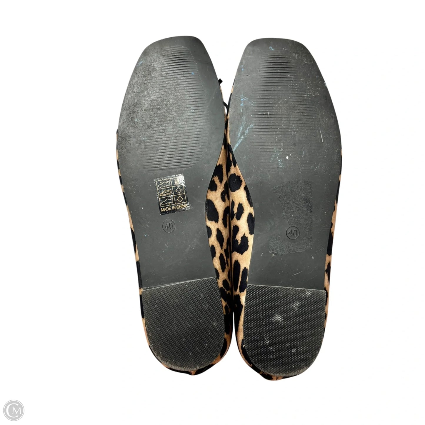 Shoes Flats By Cider In Animal Print, Size: 9.5