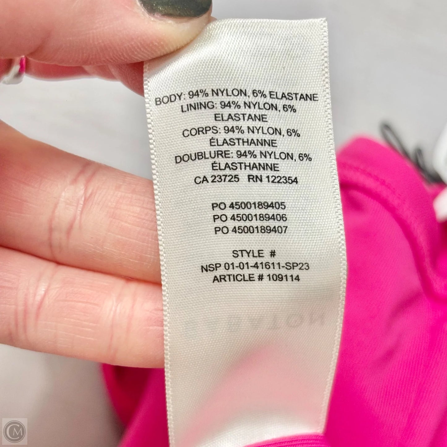 Bodysuit By Babaton In Pink, Size: M