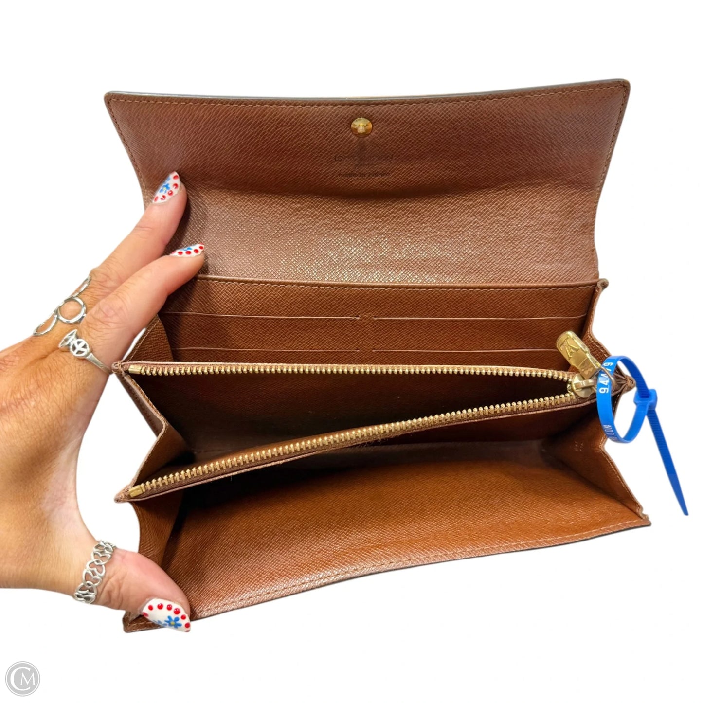 Wallet Luxury Designer By Louis Vuitton, Size: Large