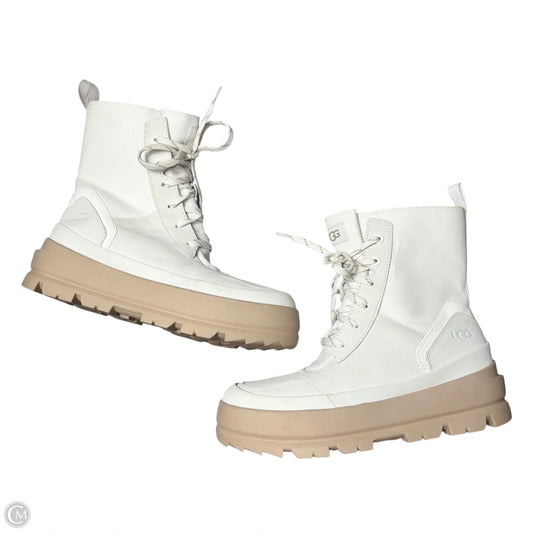 Boots Designer By Ugg In White, Size: 8