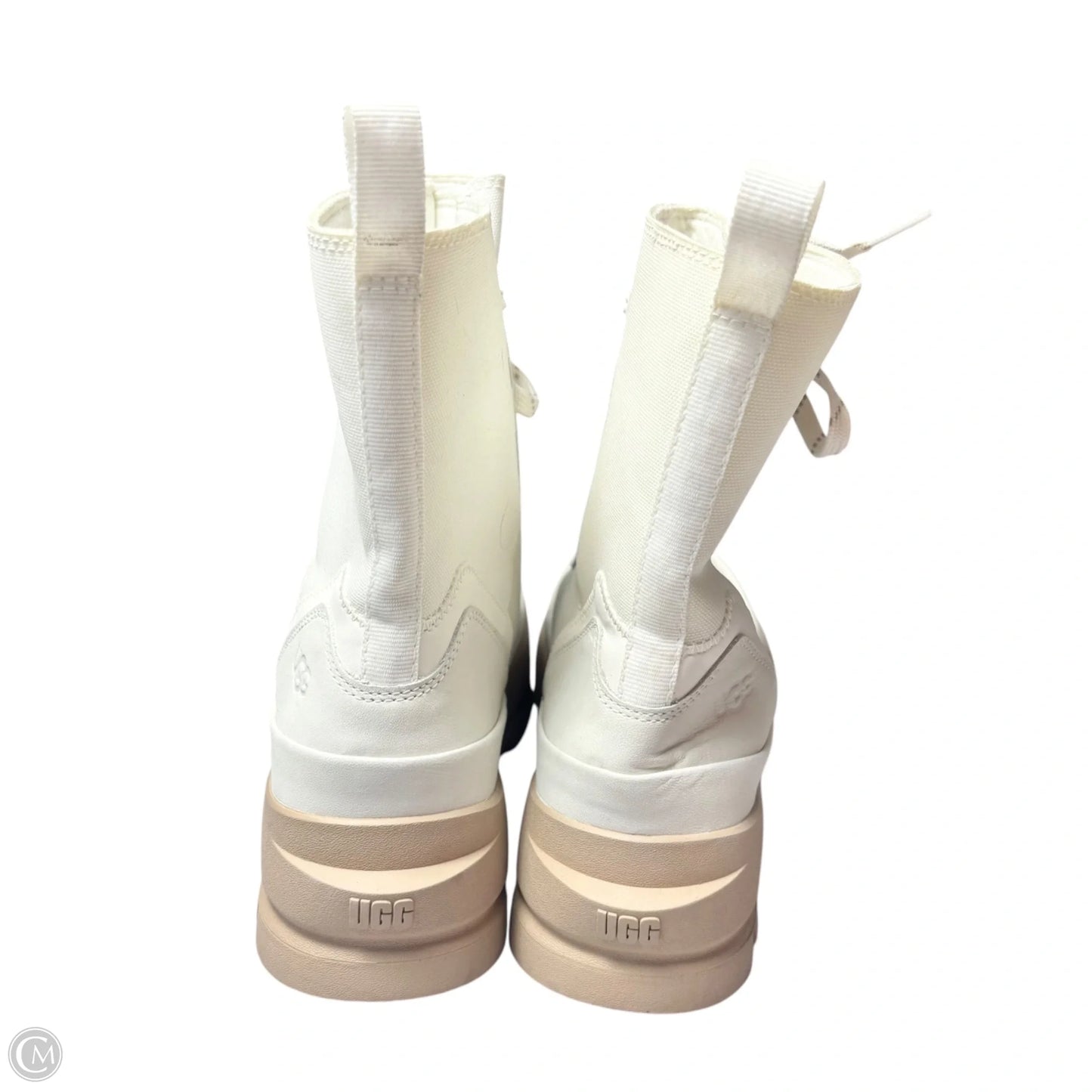 Boots Designer By Ugg In White, Size: 8