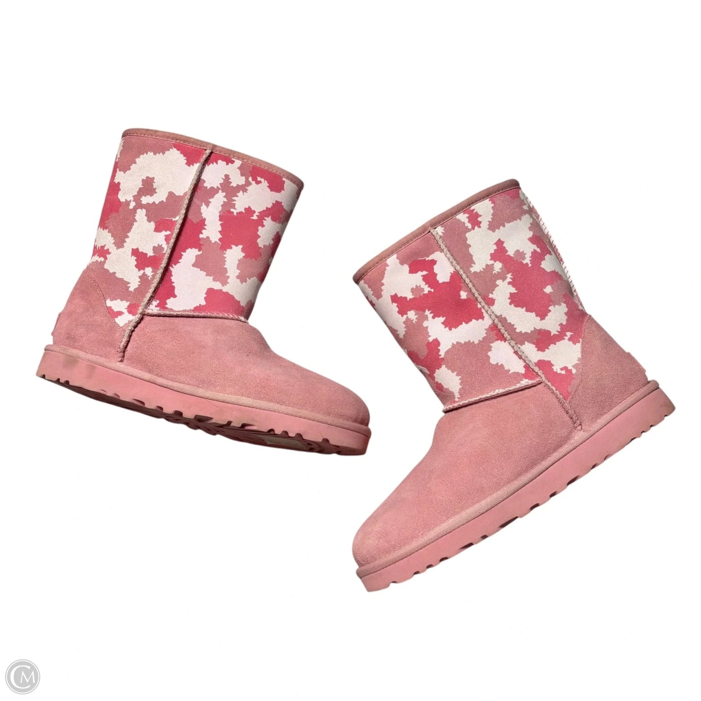 Boots Designer By Ugg In Pink, Size: 8