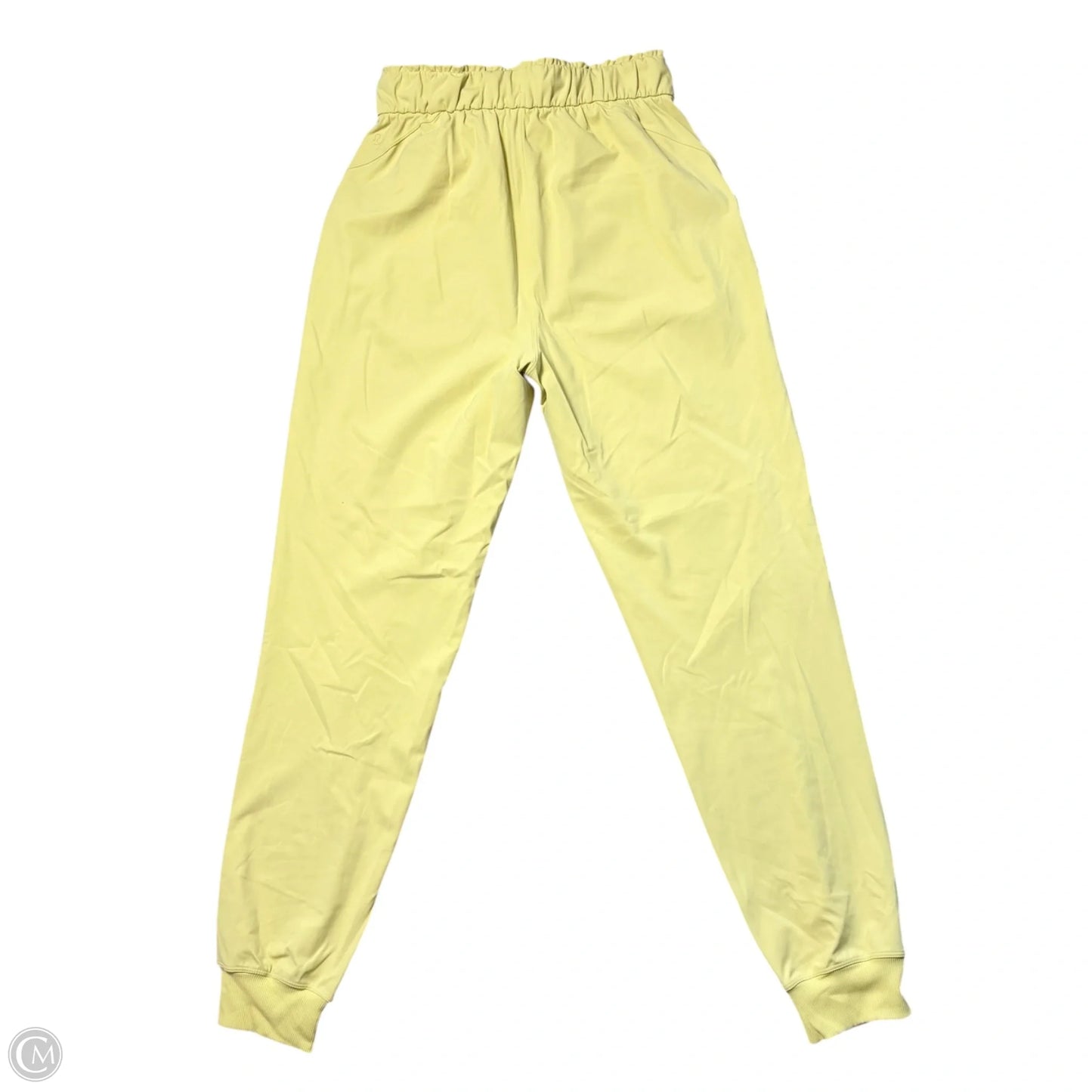 Athletic Pants By Lululemon In Yellow, Size: S