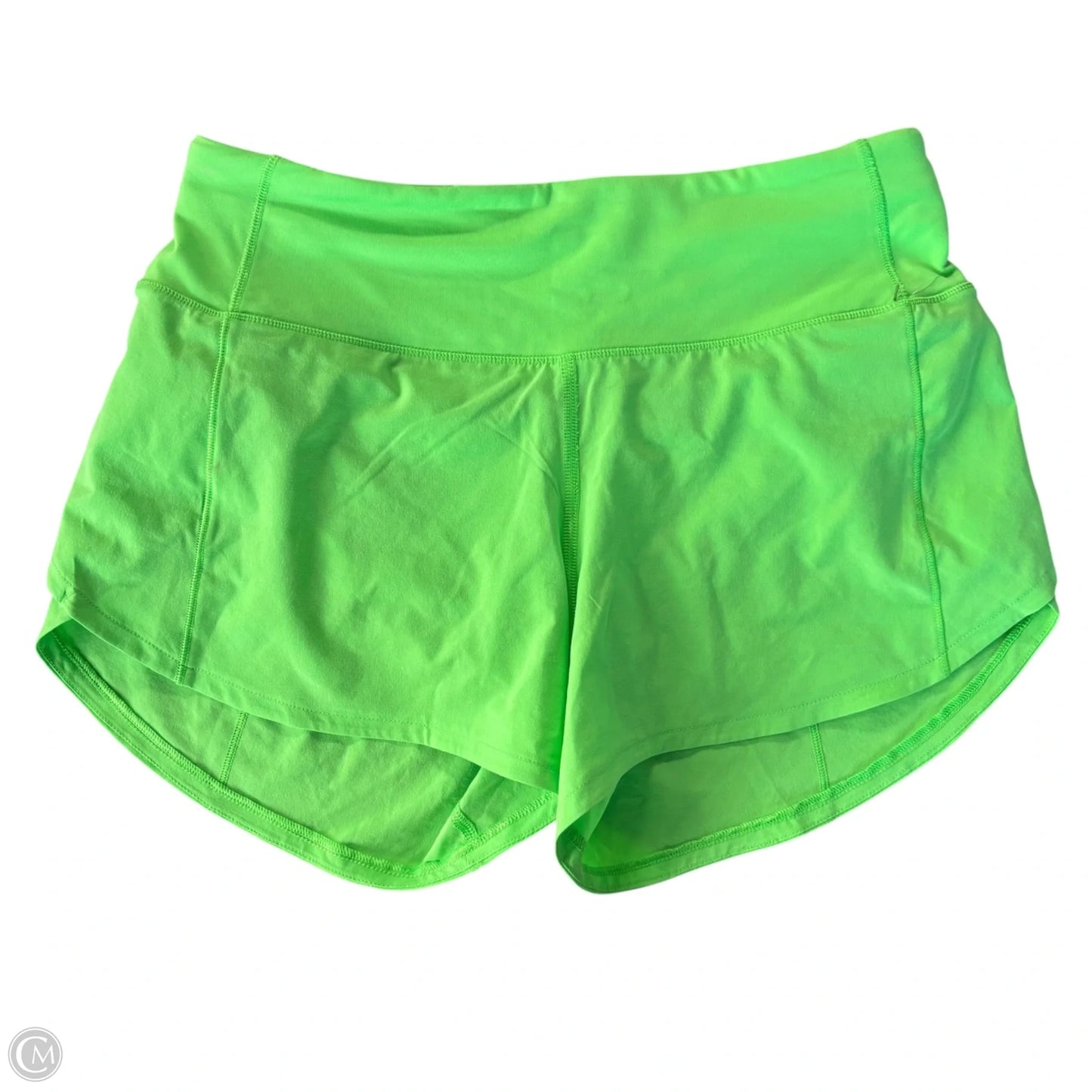Athletic Shorts By Lululemon In Green, Size: S