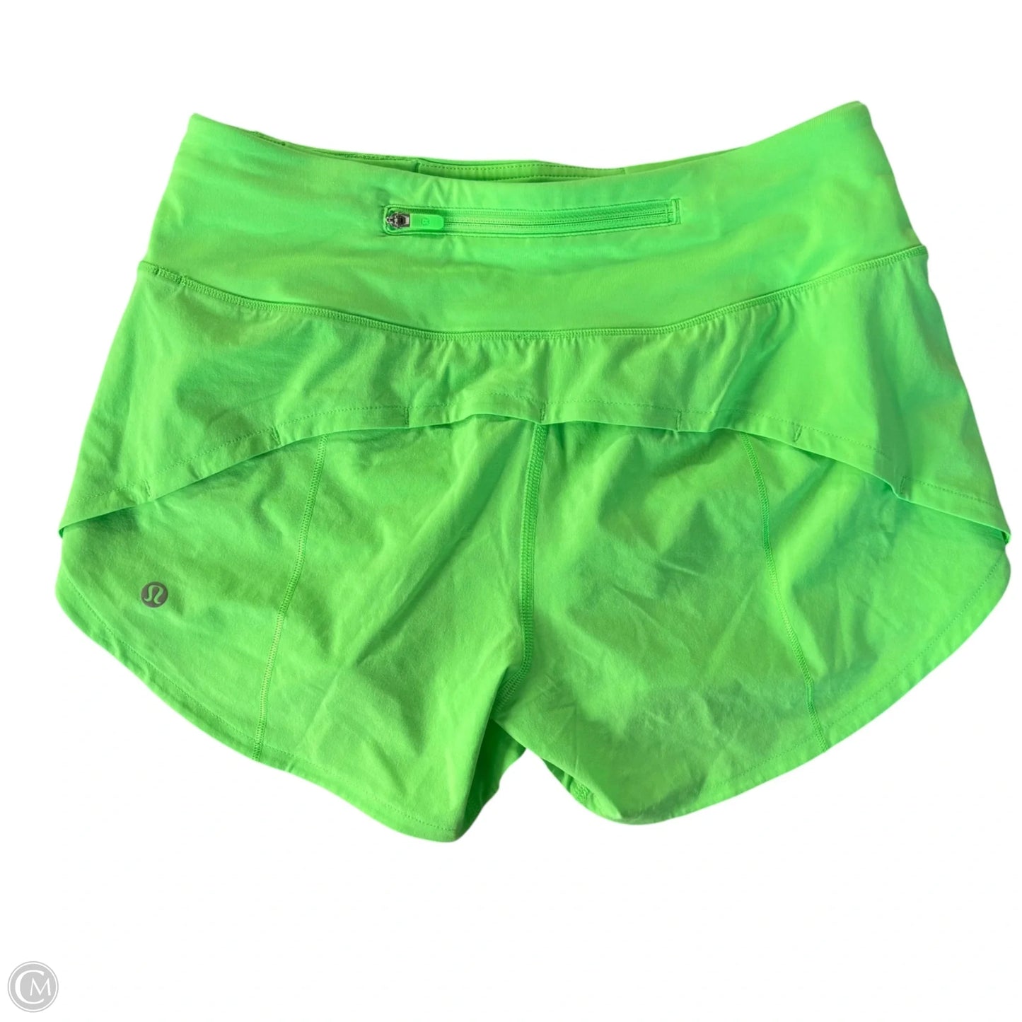 Athletic Shorts By Lululemon In Green, Size: S