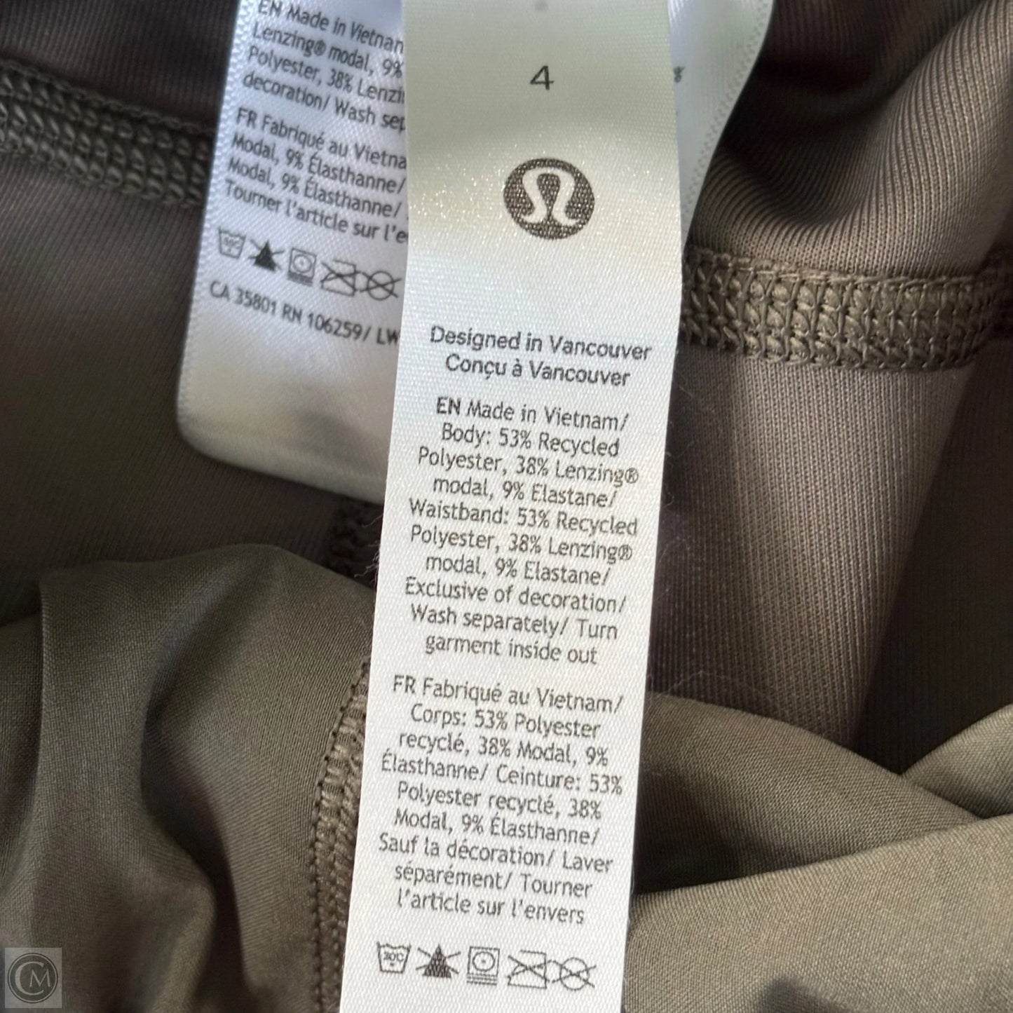 Athletic Shorts By Lululemon In Green, Size: S