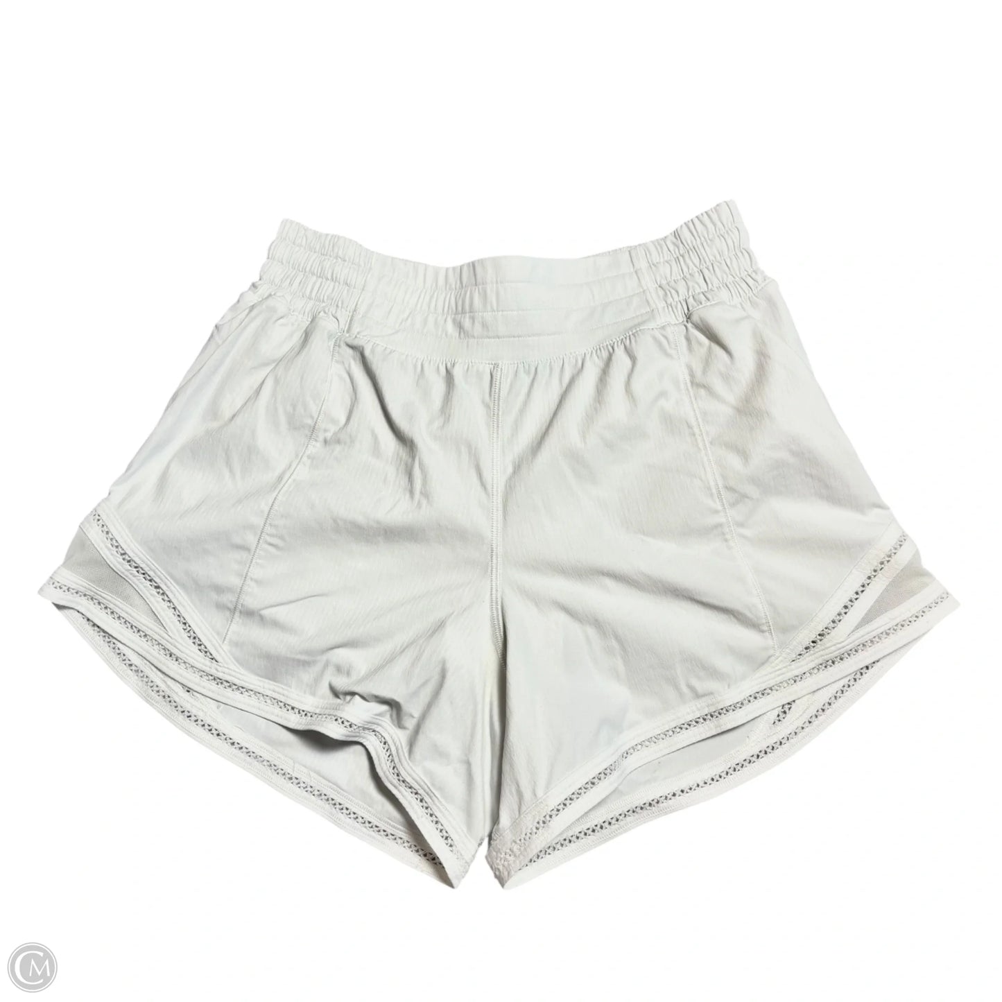 Athletic Shorts By Lululemon In White, Size: S