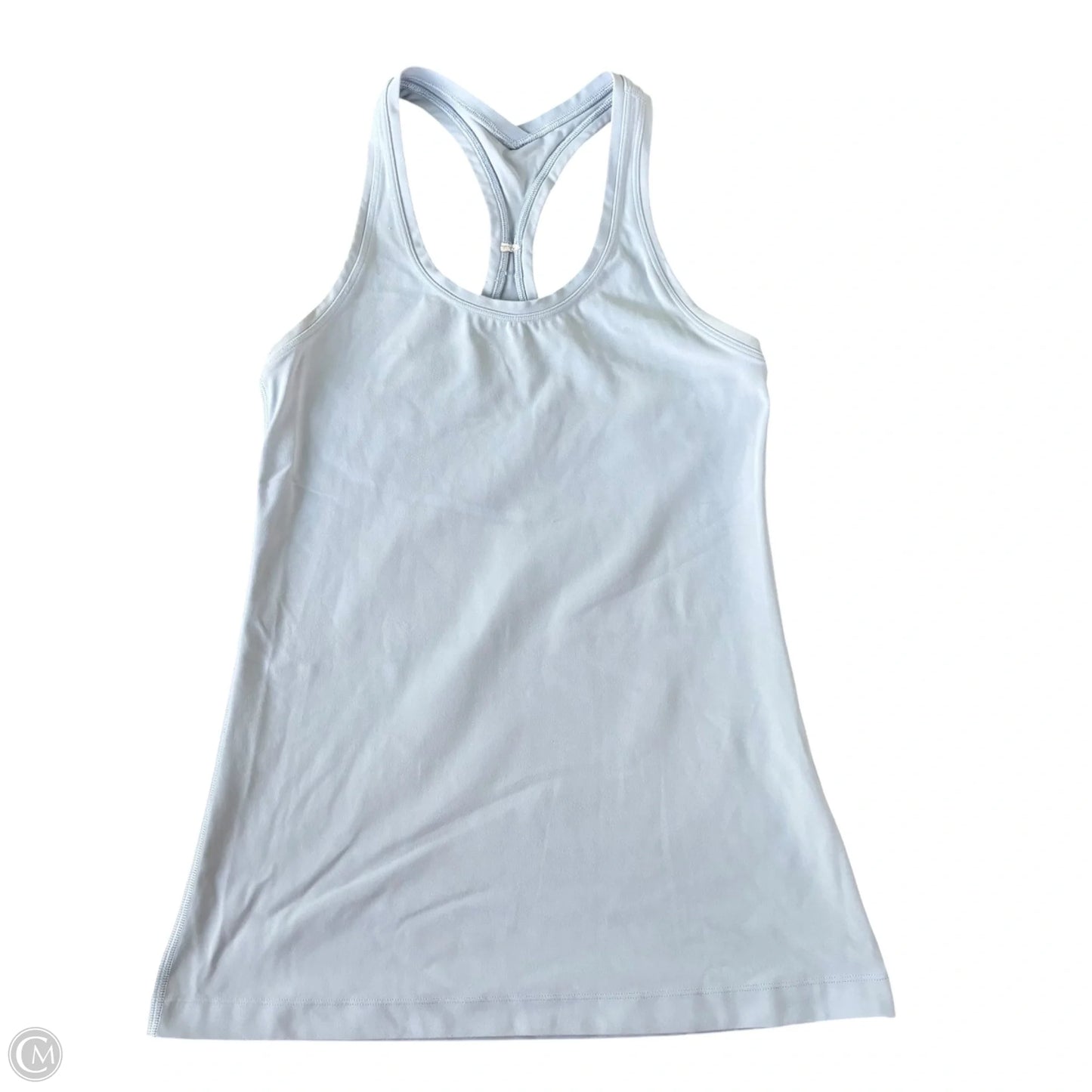 Athletic Top Short Sleeve By Lululemon In Blue, Size: S
