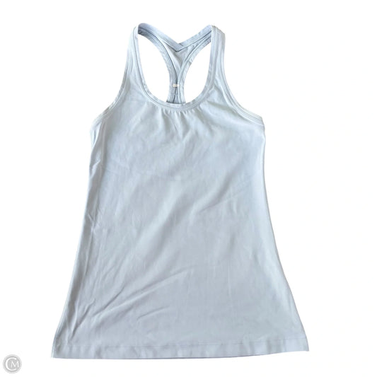 Athletic Top Short Sleeve By Lululemon In Blue, Size: S