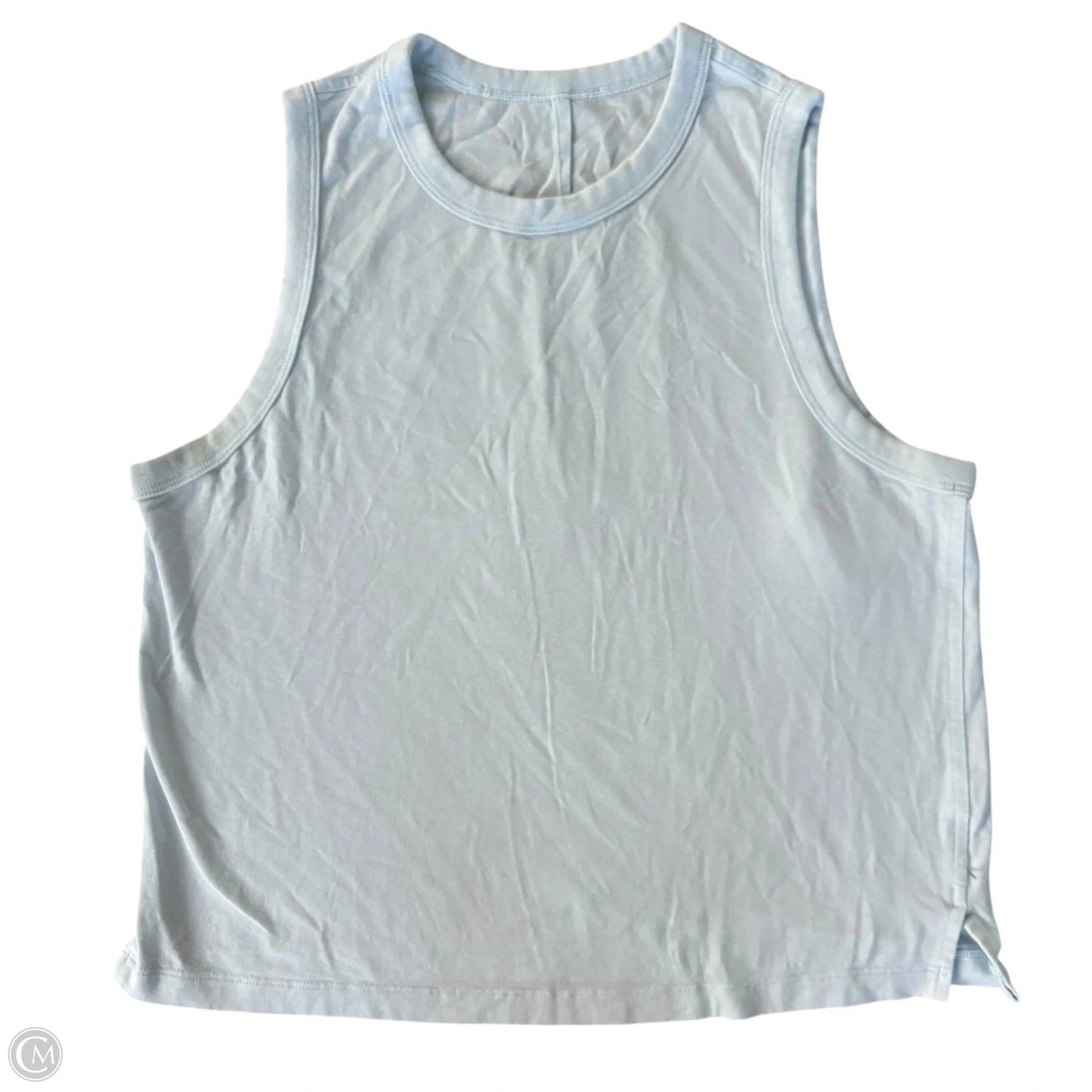 Athletic Top Short Sleeve By Lululemon In Blue, Size: S