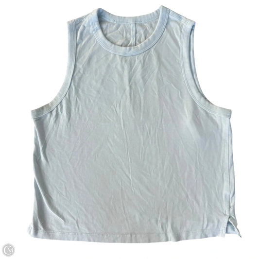 Athletic Top Short Sleeve By Lululemon In Blue, Size: S
