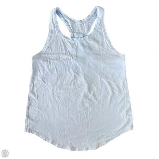 Athletic Top Short Sleeve By Lululemon In Blue, Size: S