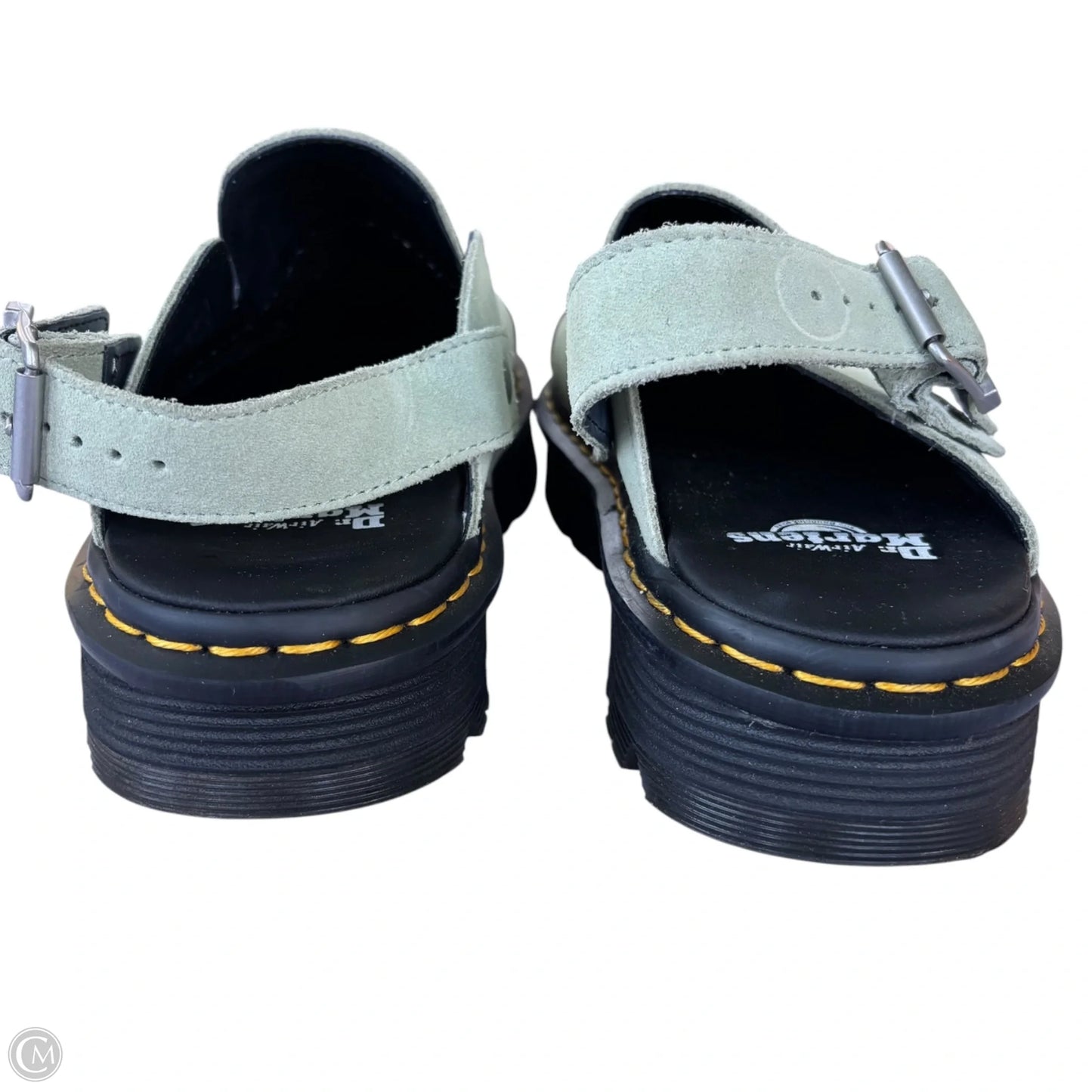 Shoes Flats By Dr Martens In Green, Size: 7