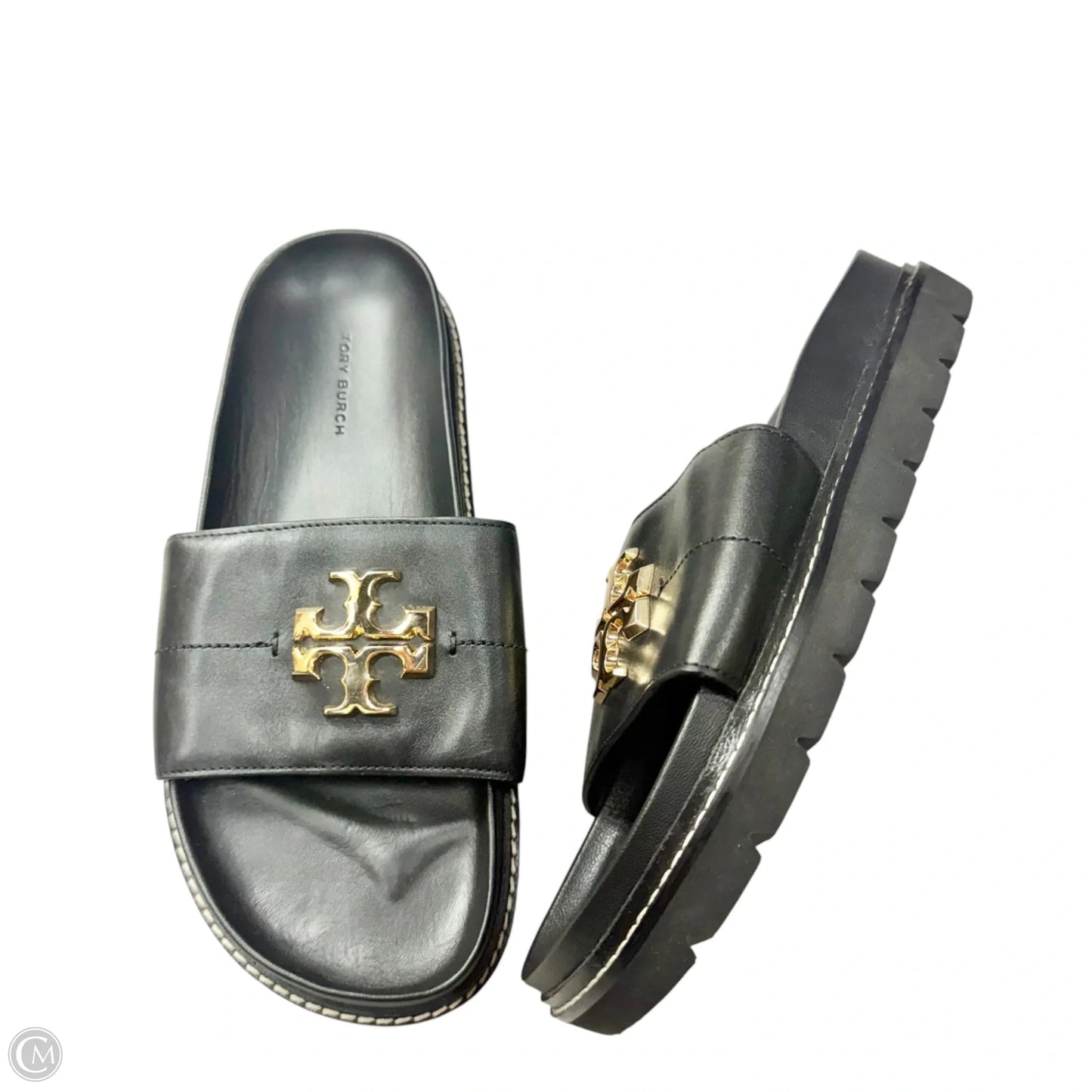 Sandals Designer By Tory Burch In Black, Size: 9