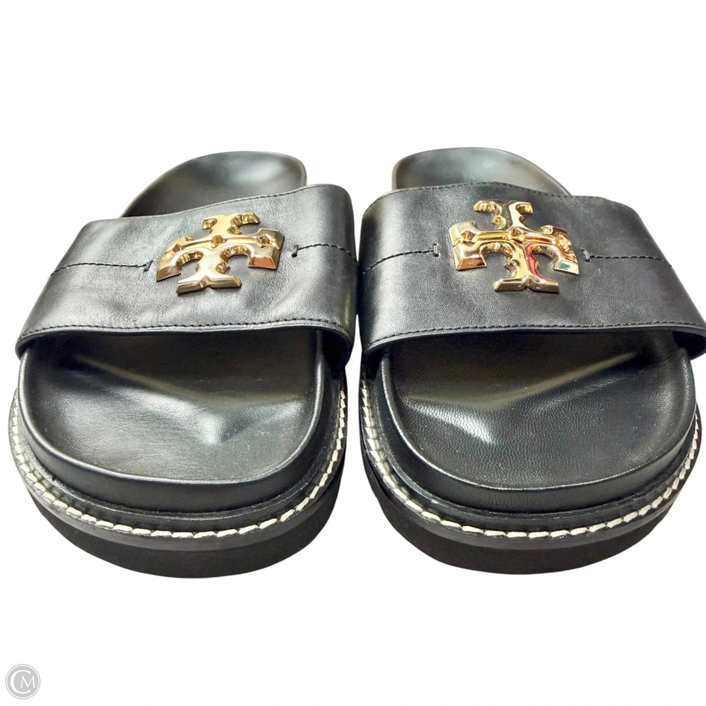 Sandals Designer By Tory Burch In Black, Size: 9