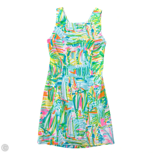 Dress Designer By Lilly Pulitzer In Blue & Green, Size: 0