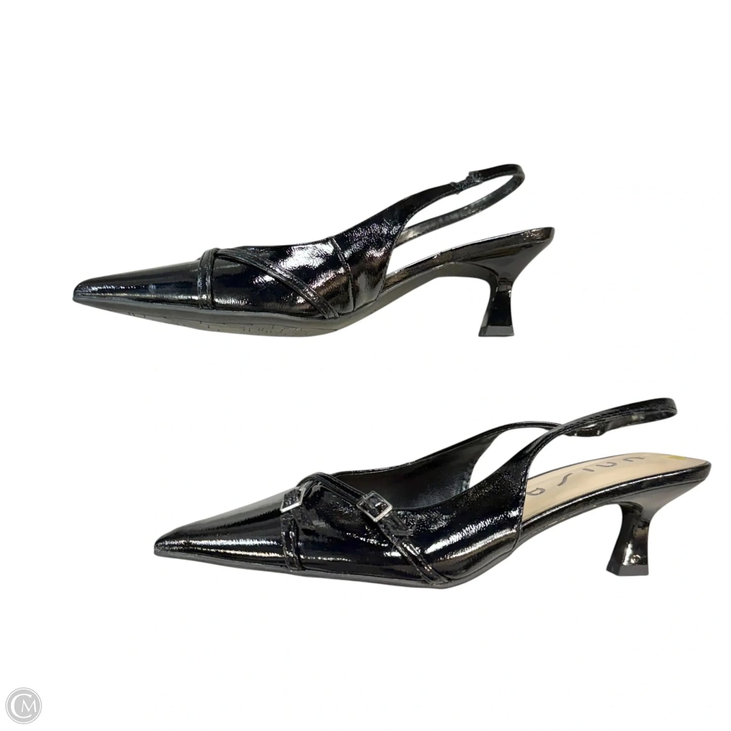 Shoes Heels Kitten By Unisa In Black, Size: 8