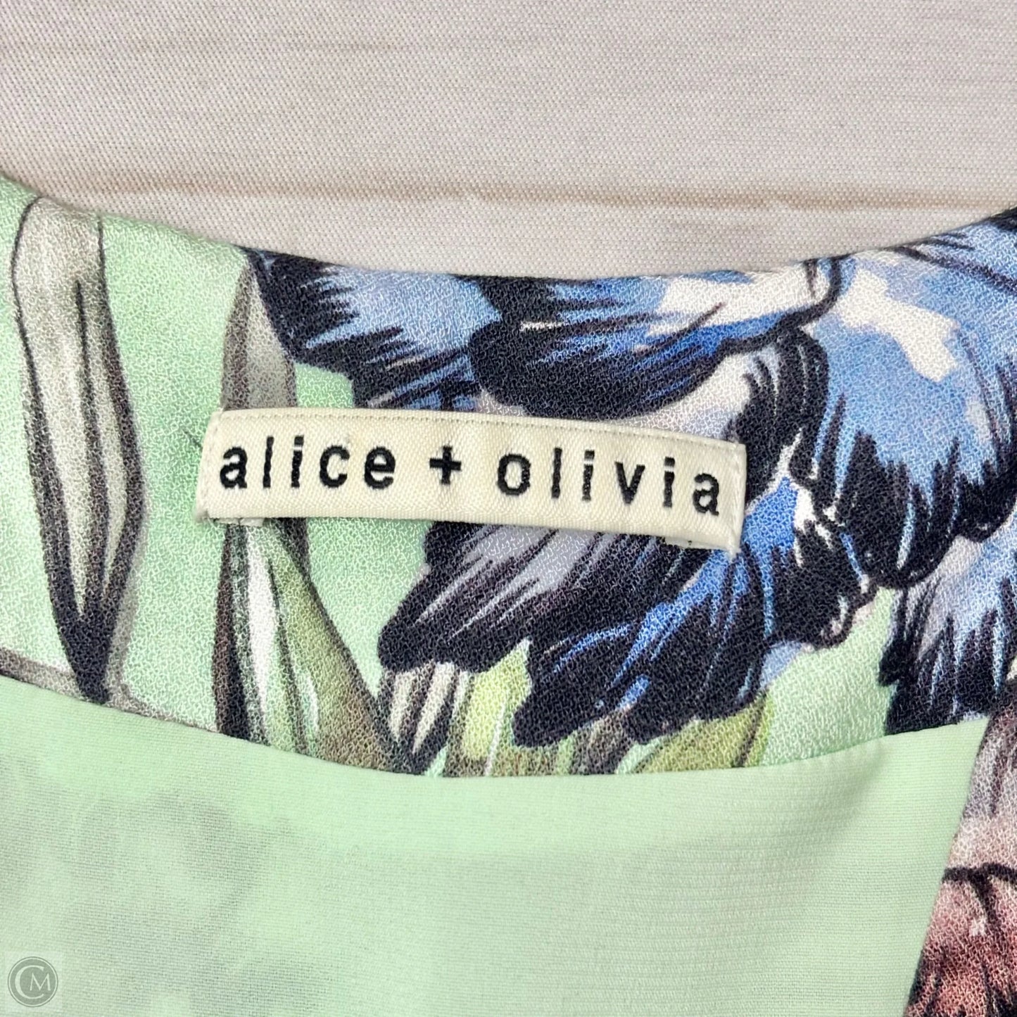 Dress Designer By Alice + Olivia In Green, Size: M