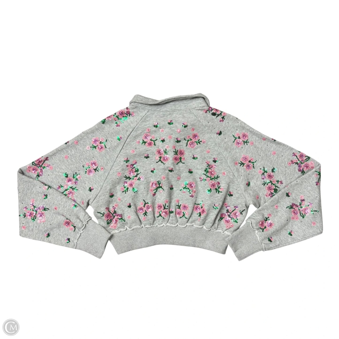 Sweatshirt Crewneck By Akira In Grey, Size: M